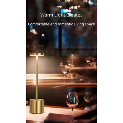 LED Rechargeable Touch Table Lamp – 3-Color Dimmable