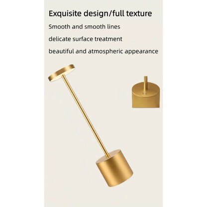 LED Rechargeable Touch Table Lamp – 3-Color Dimmable